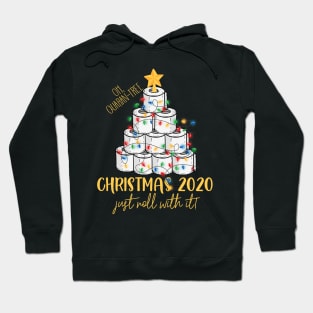 2020 Funny Quarantine Christmas Toilet Paper Light Tree Gift Hoodie